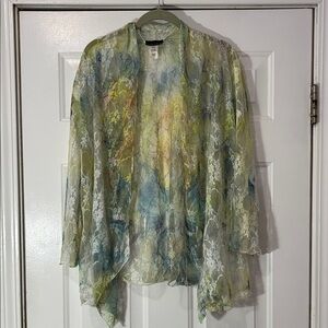 Brittney Black brand lace cardigan Size XL